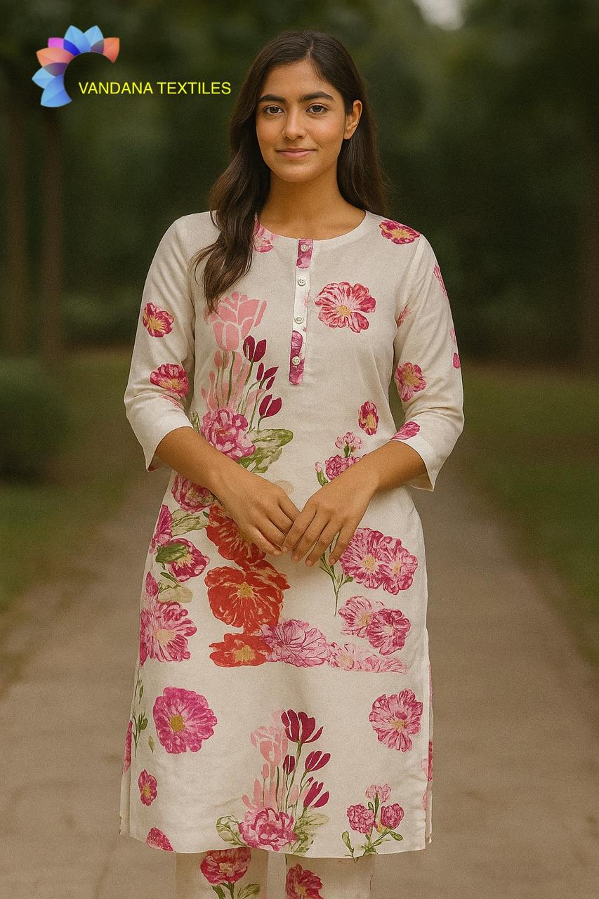Floral Printed Kurti