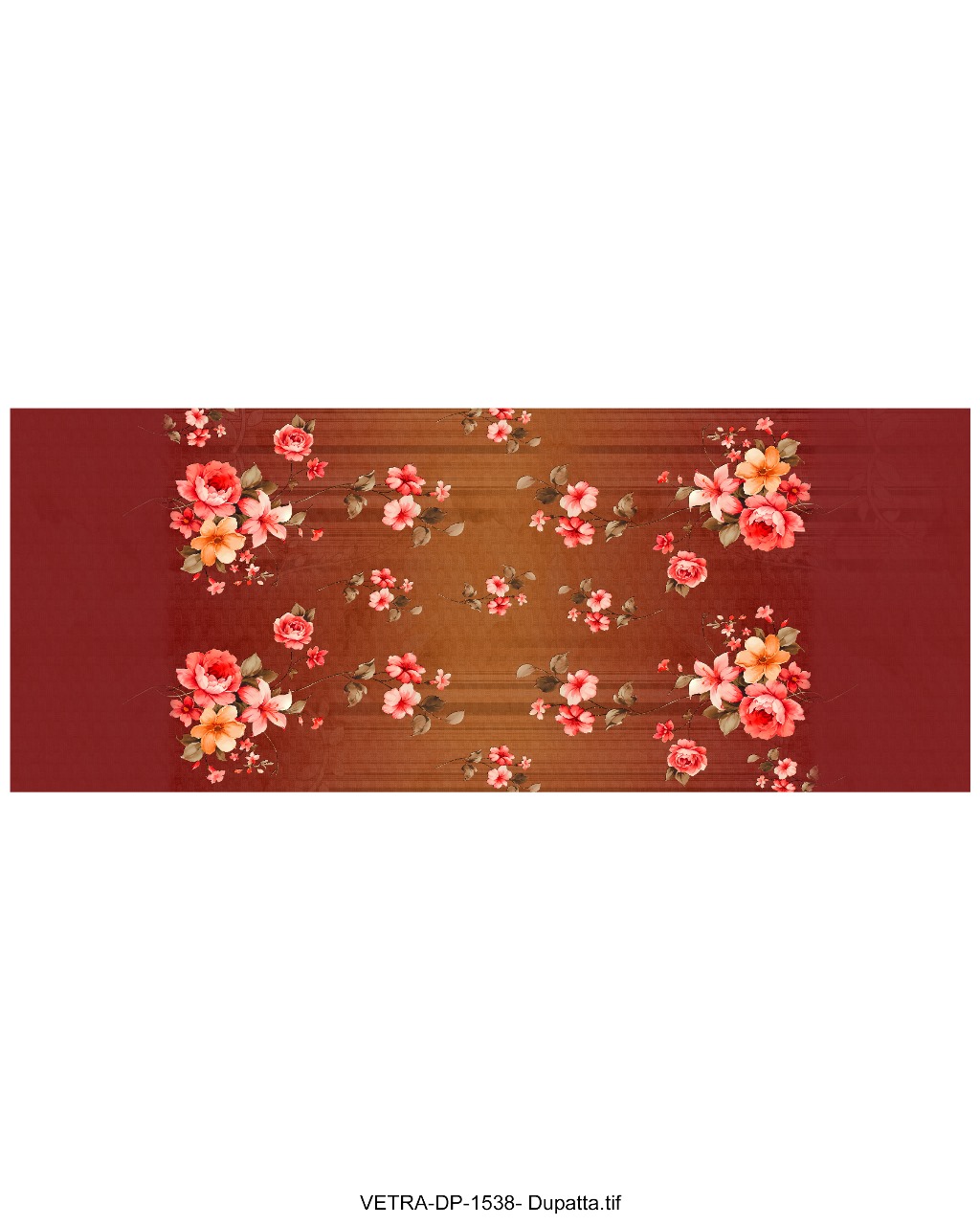 Floral Printed Dupatta