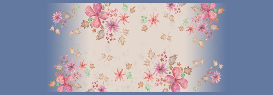 Floral Decorative dupatta 