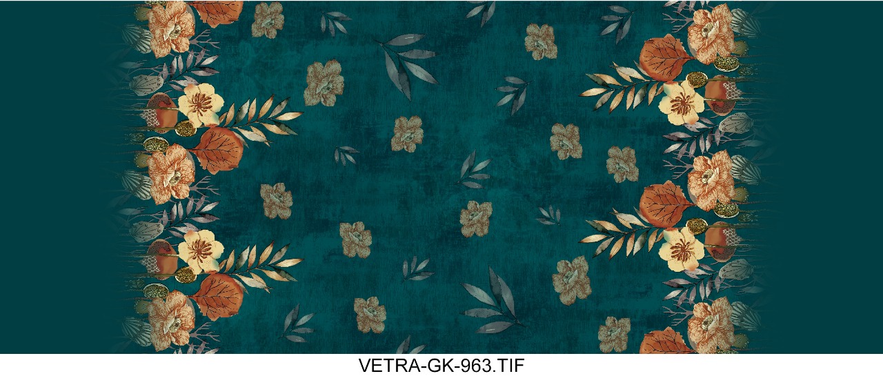 Floral Patterned dupatta 