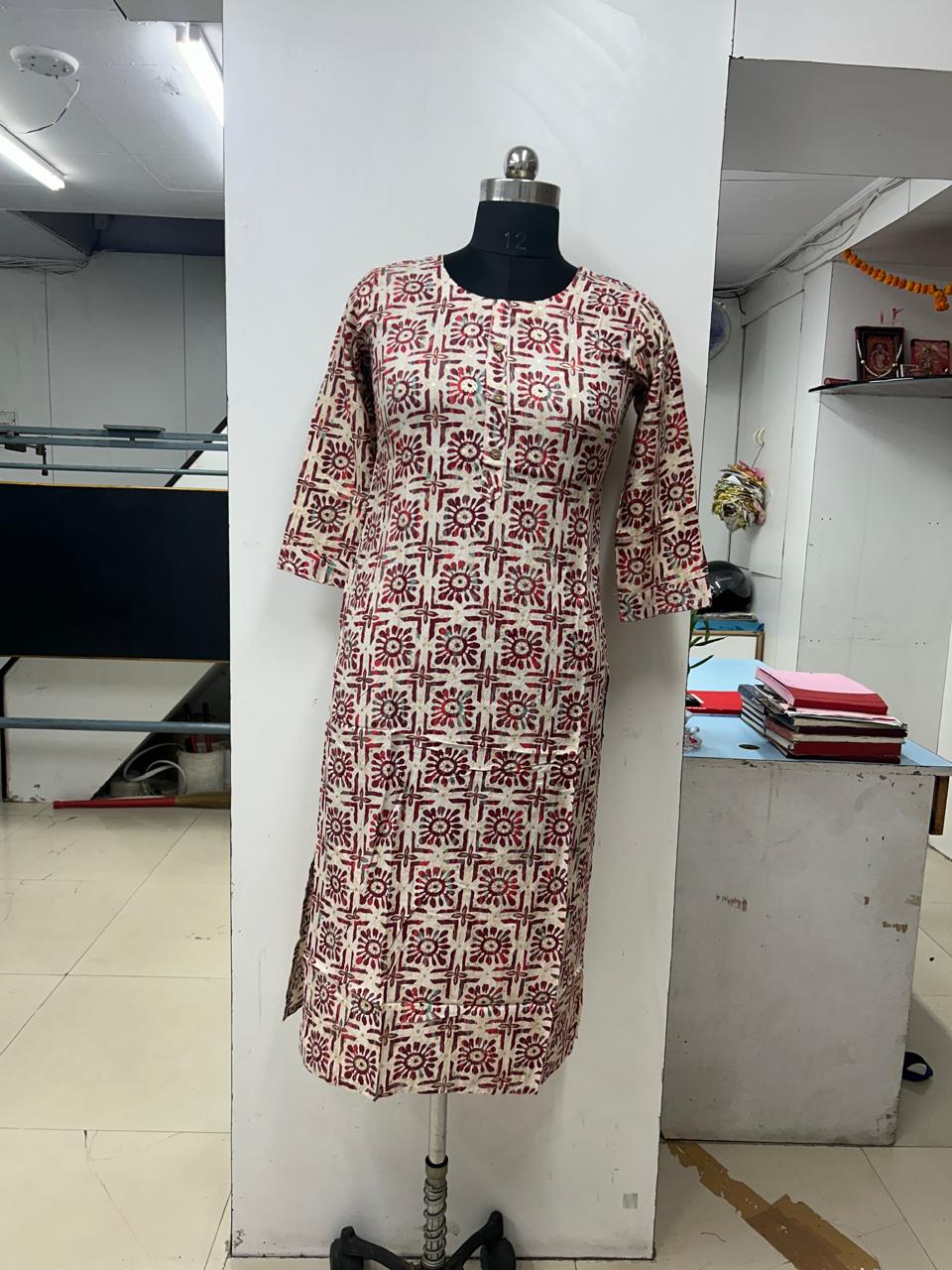 Printed Cotton Kurti
