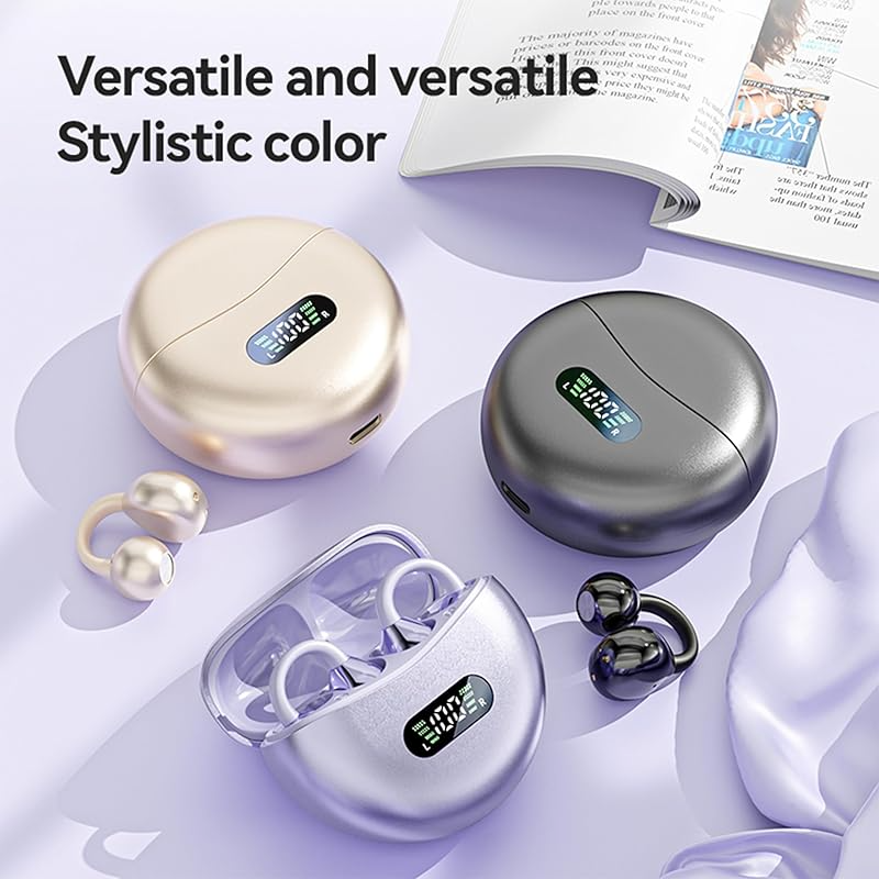 Open Ear Clip Headphones Wireless Earbuds