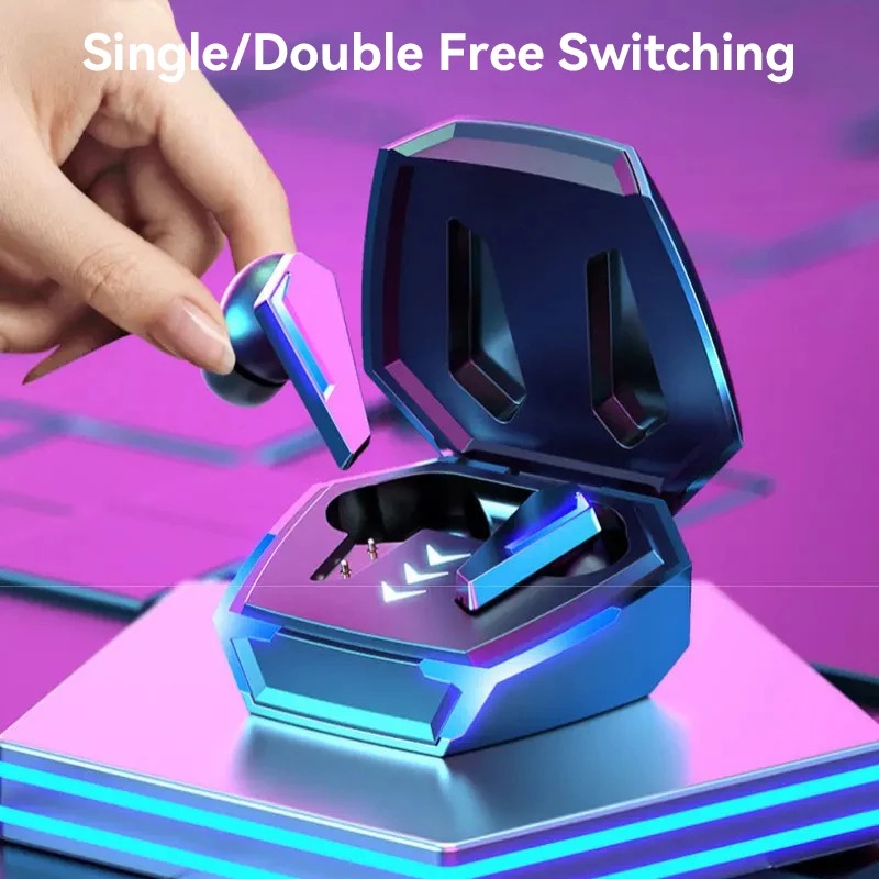 Bluetooth Gaming Headphones True Wireless Earbuds with Bluetooth 5.2