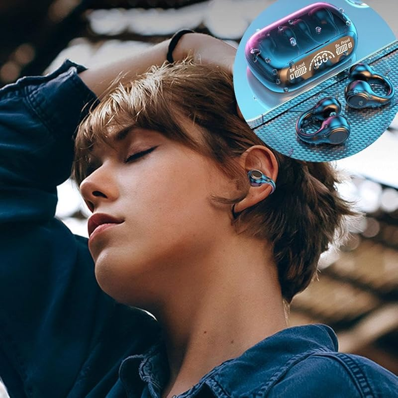 Wireless Ear Clip Skeleton Conduction Headphones