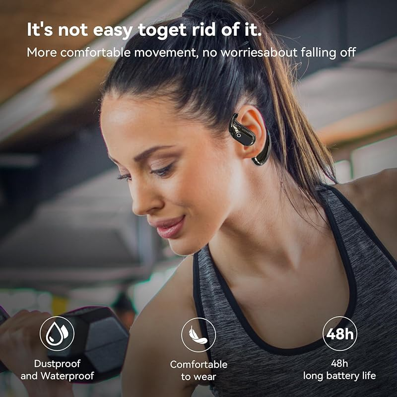 Open Ear Headphones Wireless Bluetooth 5.4