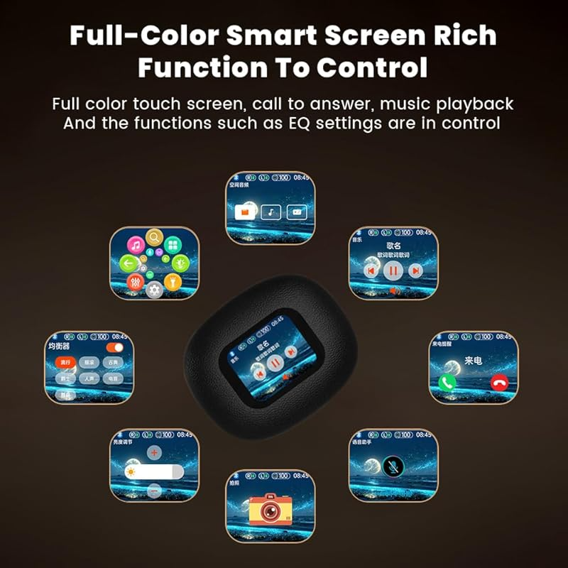 Open Ear Earbuds Ultra Comfort Wireless Bluetooth 5.4