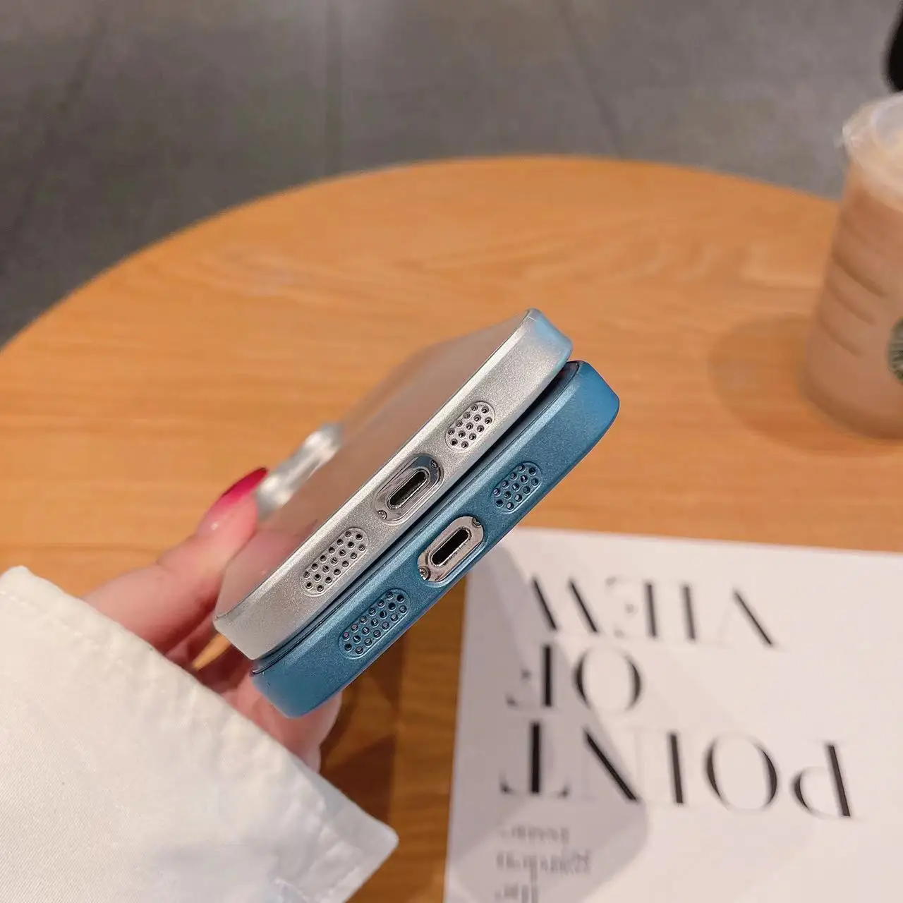 Luxury Laser Aurora CD Texture Matte Phone Case For iPhone 16 15 14 Plus 13 12 11 Pro Max Lens Protection Bumper Armor Cover