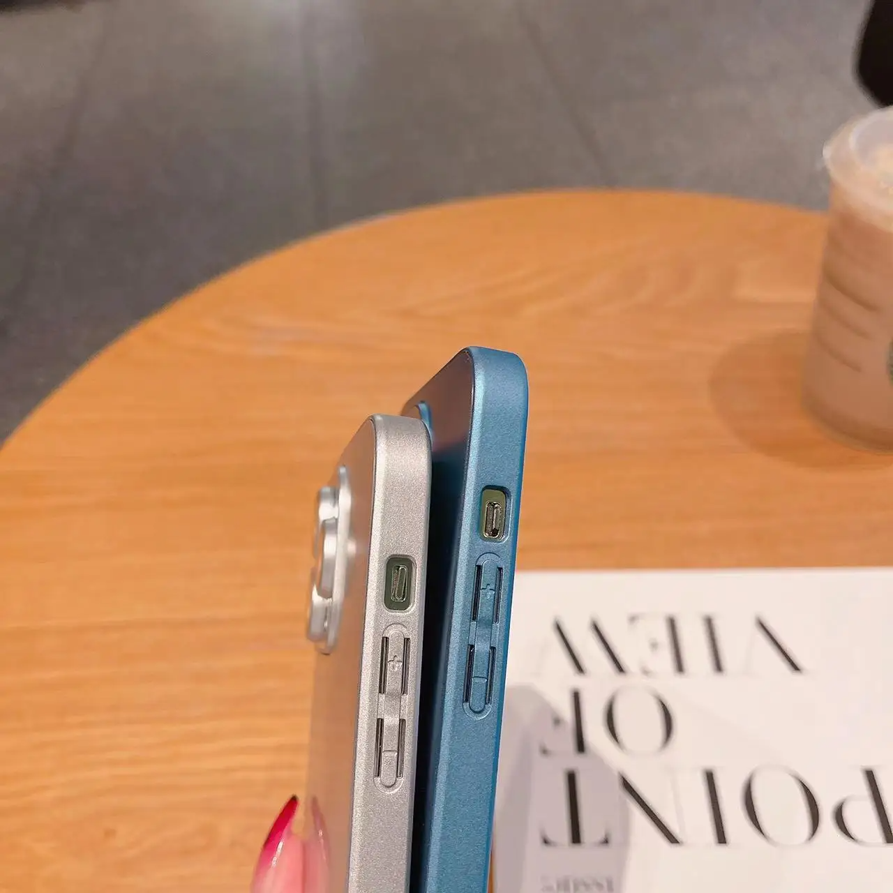 Luxury Laser Aurora CD Texture Matte Phone Case For iPhone 16 15 14 Plus 13 12 11 Pro Max Lens Protection Bumper Armor Cover