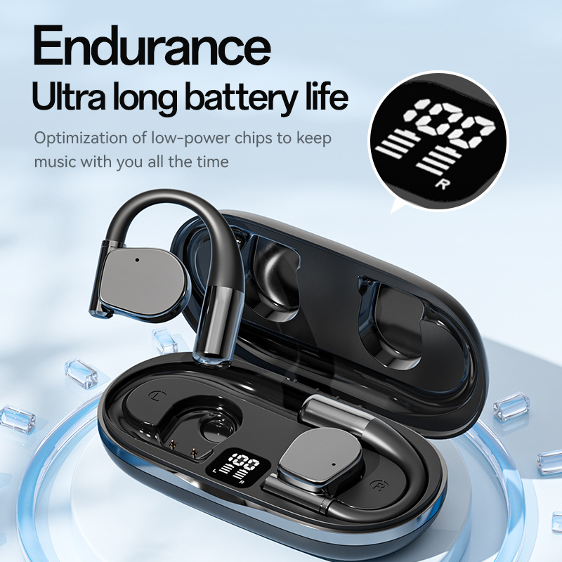 Translation Earbuds Real Time Language Translator Earbuds with 144 Languages, OWS Wireless Earbuds Noise-Canceling, Long Battery Life for Travel & Business Learning Ideal Compatible with iOS & Android