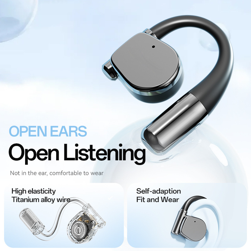 Translation Earbuds Real Time Language Translator Earbuds with 144 Languages, OWS Wireless Earbuds Noise-Canceling, Long Battery Life for Travel & Business Learning Ideal Compatible with iOS & Android