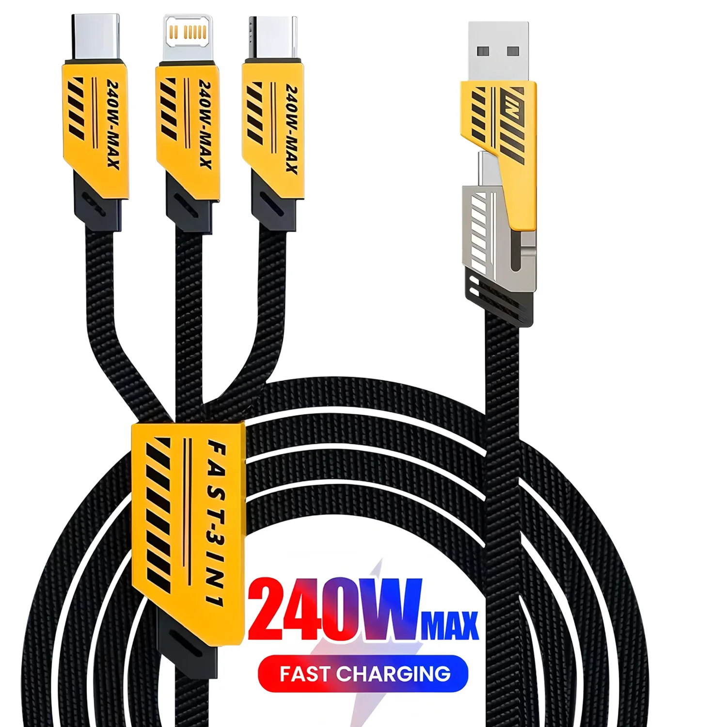 3-in-1 Fast Charging Cable 240W