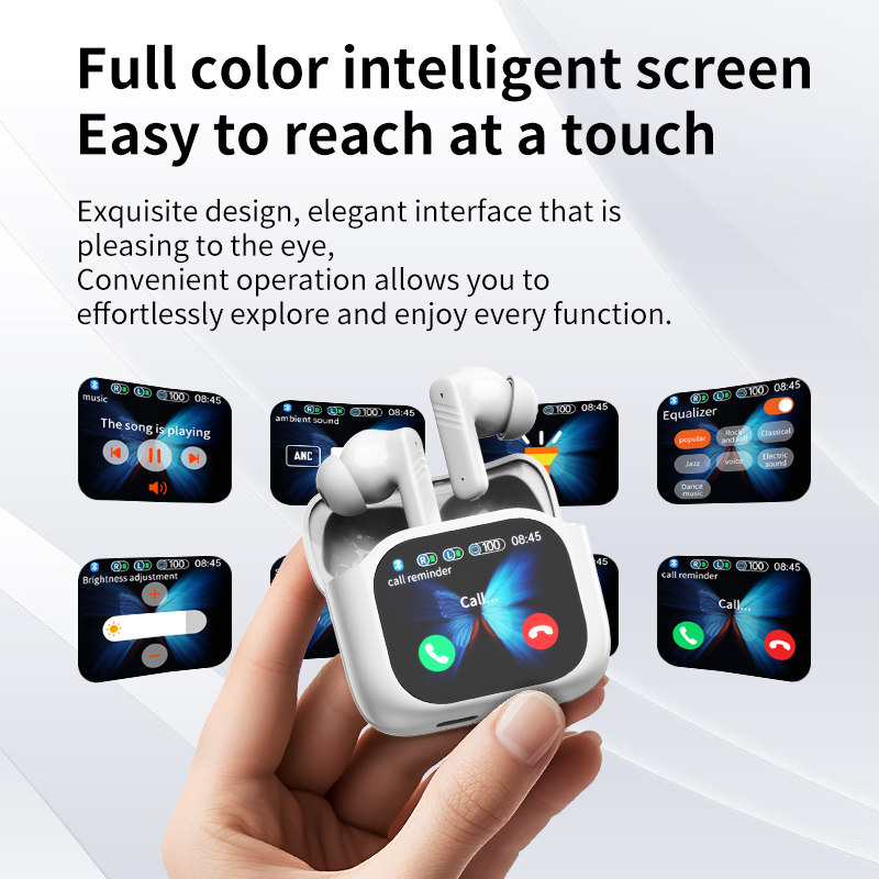 Wireless Bluetooth Headphones ANC Noise Cancelling