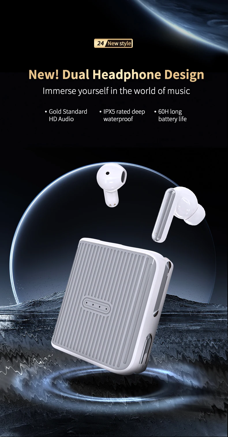 2 Pack Wireless Bluetooth Earbuds Ear Buds