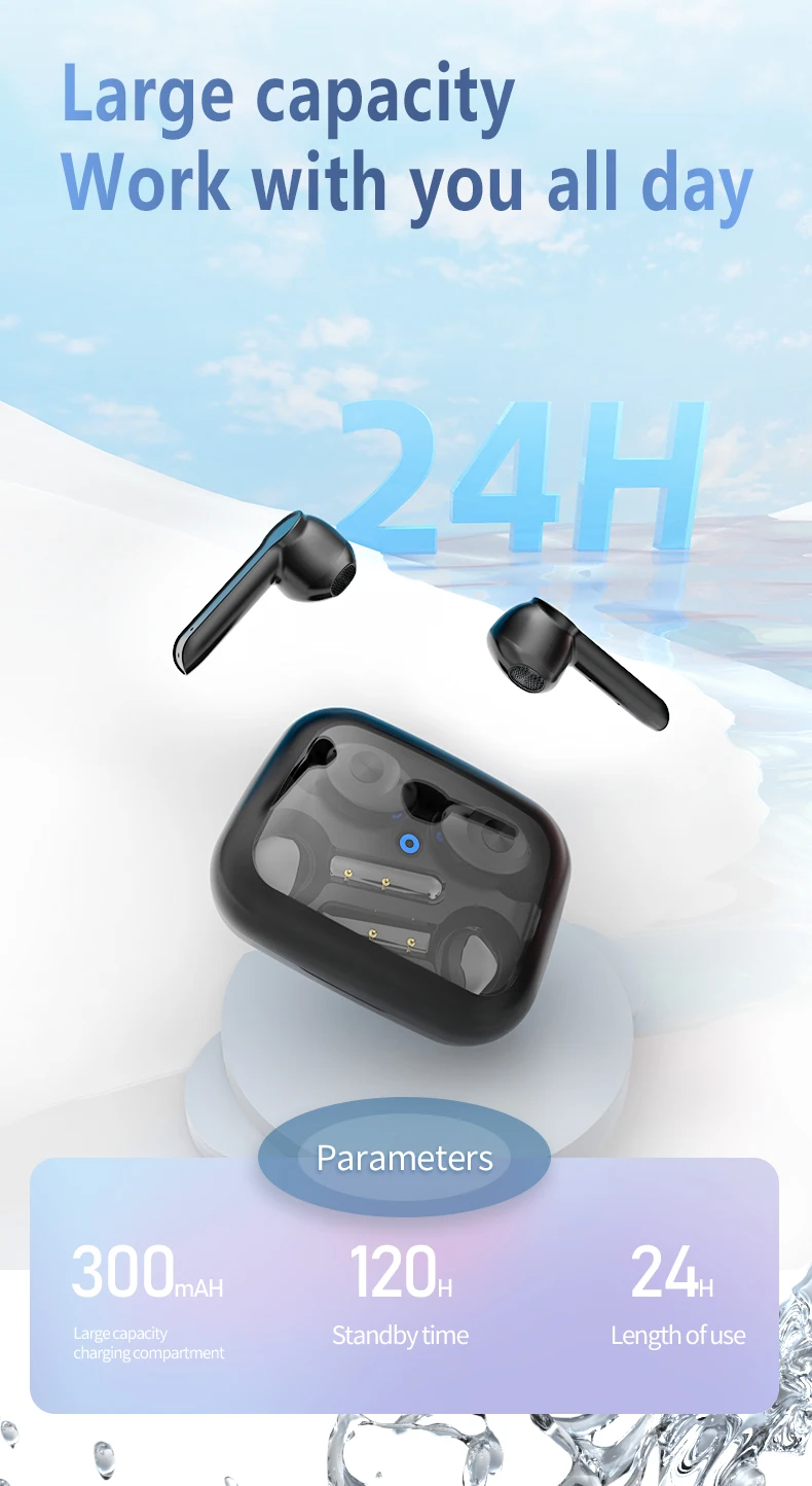 TWS Earphones Dual Earbuds Long Battery Life