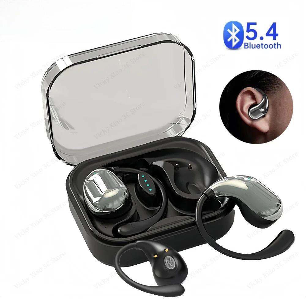 Bluetooth 5.4 Earphones Wireless Ear Hook
