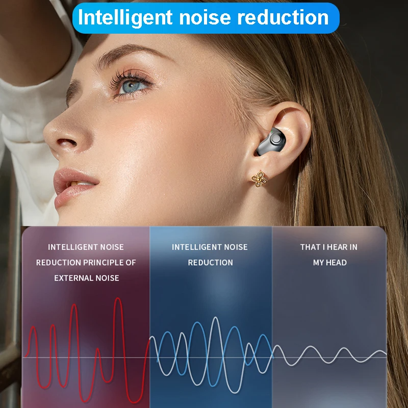 Invisible Sleep Earphones Bluetooth 5.3