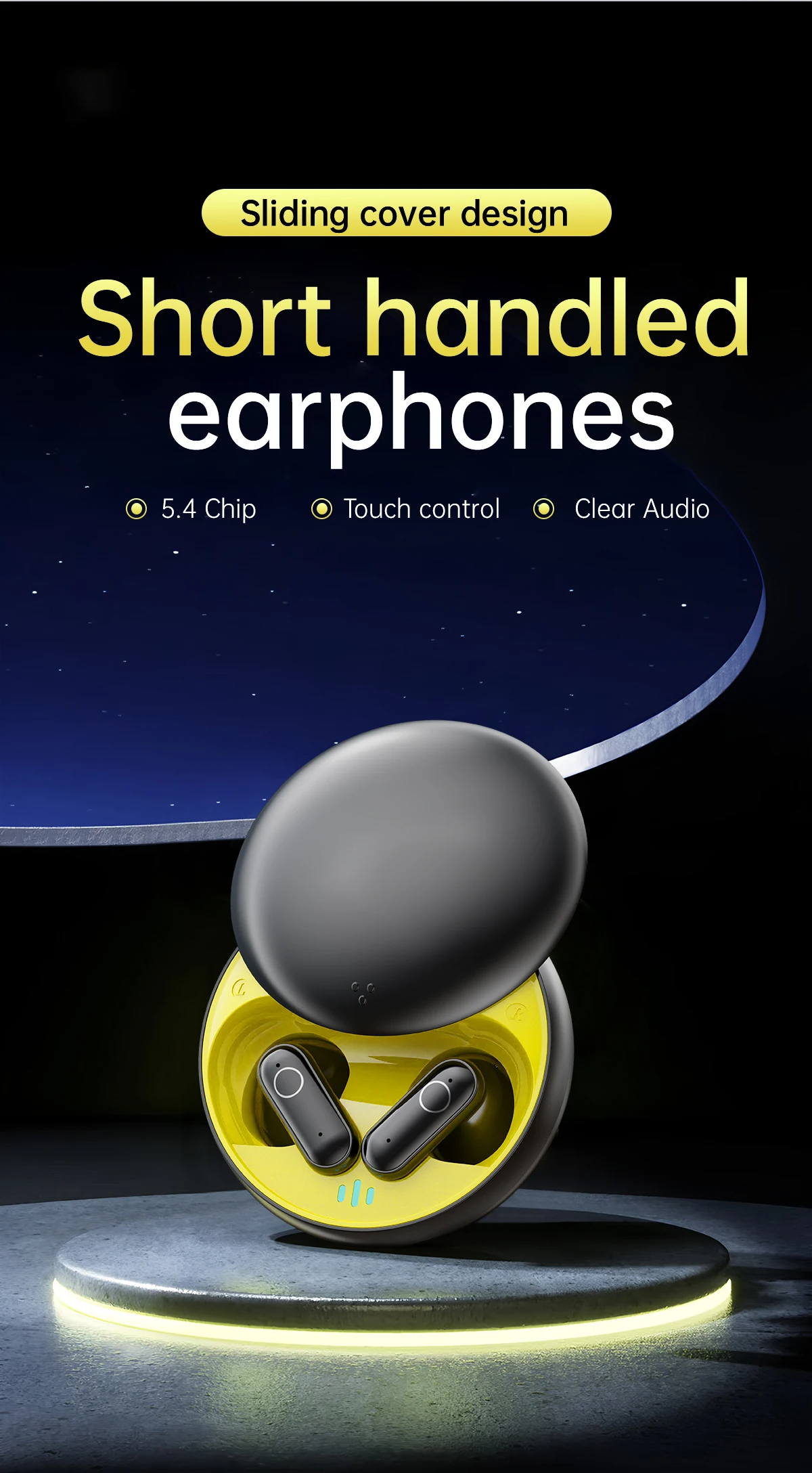 Mini Wireless bluetooth headphones ENC Noise