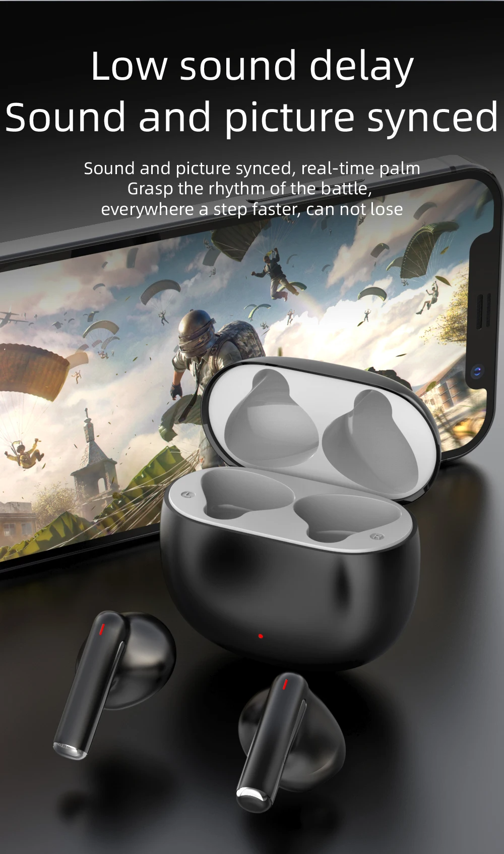 Wireless Bluetooth Earbuds Touch Control HD Audio