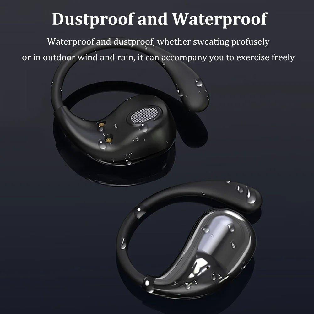 Bluetooth 5.4 Earphones Wireless Ear Hook 