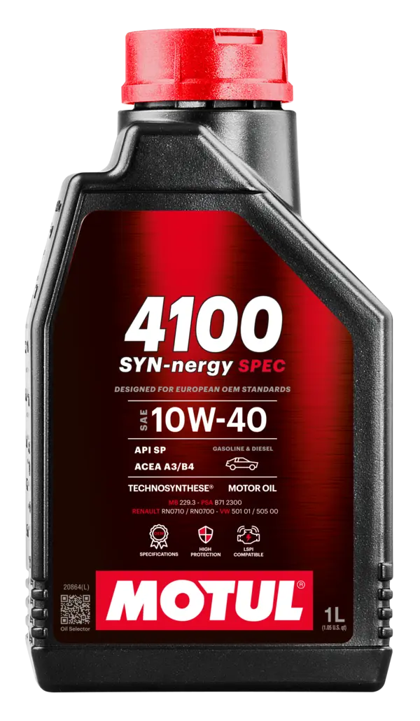 MOTUL 4100 SYN-NERGY SPEC 10W-40 / 1литар
