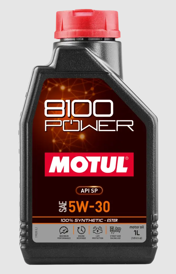 MOTUL 8100 Power 5w-30 Масло со високиперформанси за СПОРТ возила Racing / 1литро