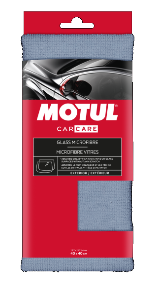 MOTUL Нега Микрофибер крпа за стакло стакла CAR CARE GLASS MICROFIBER 40x40cm