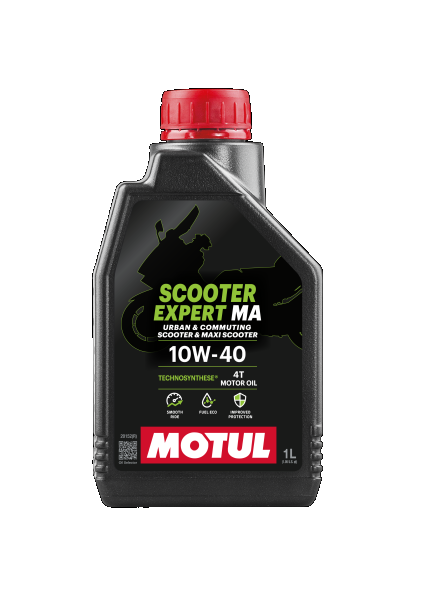 MOTUL Масло за скутери и веспи SCOOTER EXPERT 4T MA 10W-40 со мокри ламели / 1литро