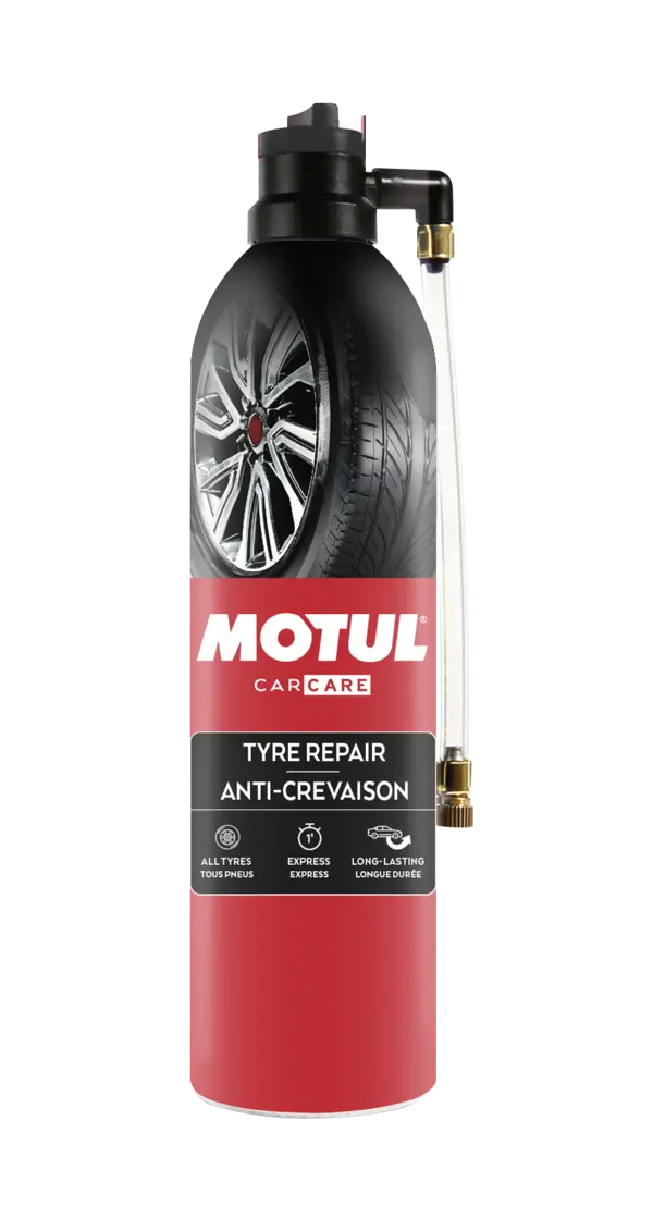 MOTUL CAR CARE TYRE REPAIR / Нега за автомобил / Спреј за поправка на дупната гума / 0.5Литра