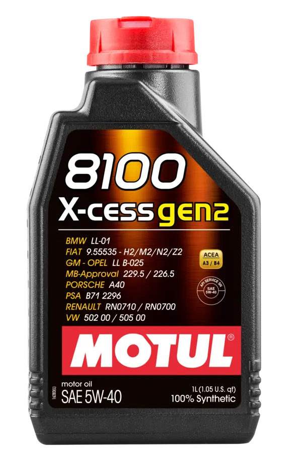 MOTUL 8100 X-CESS GEN2 5W-40 / 1 литар