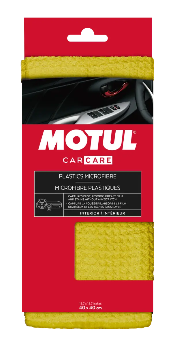 MOTUL Нега MICROFIBER CLOTH PLASTIC Микрофибер крпа наменета за пластики 40x40cm
