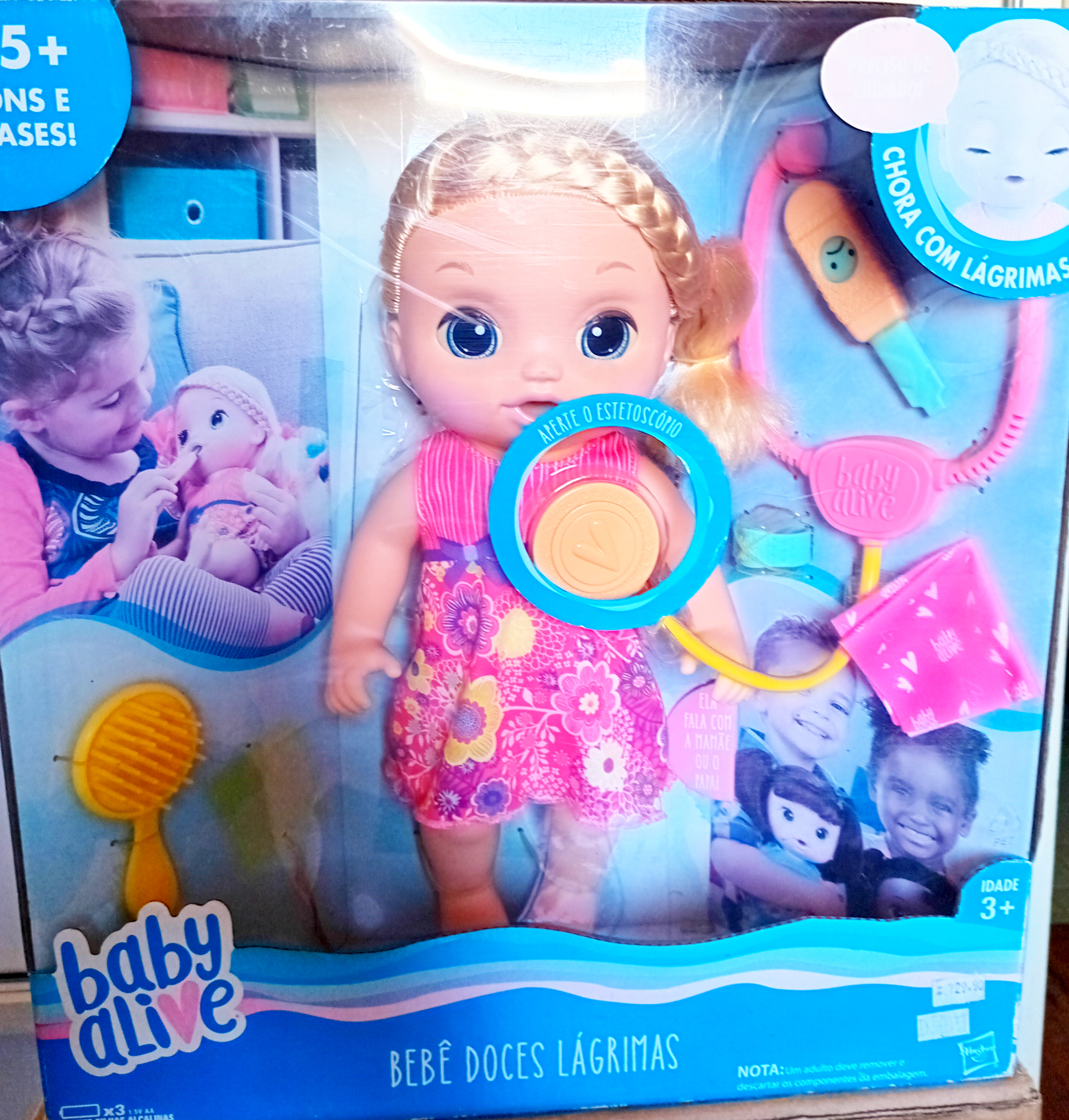 Boneca Baby Alive Bebê Doces Lágrimas