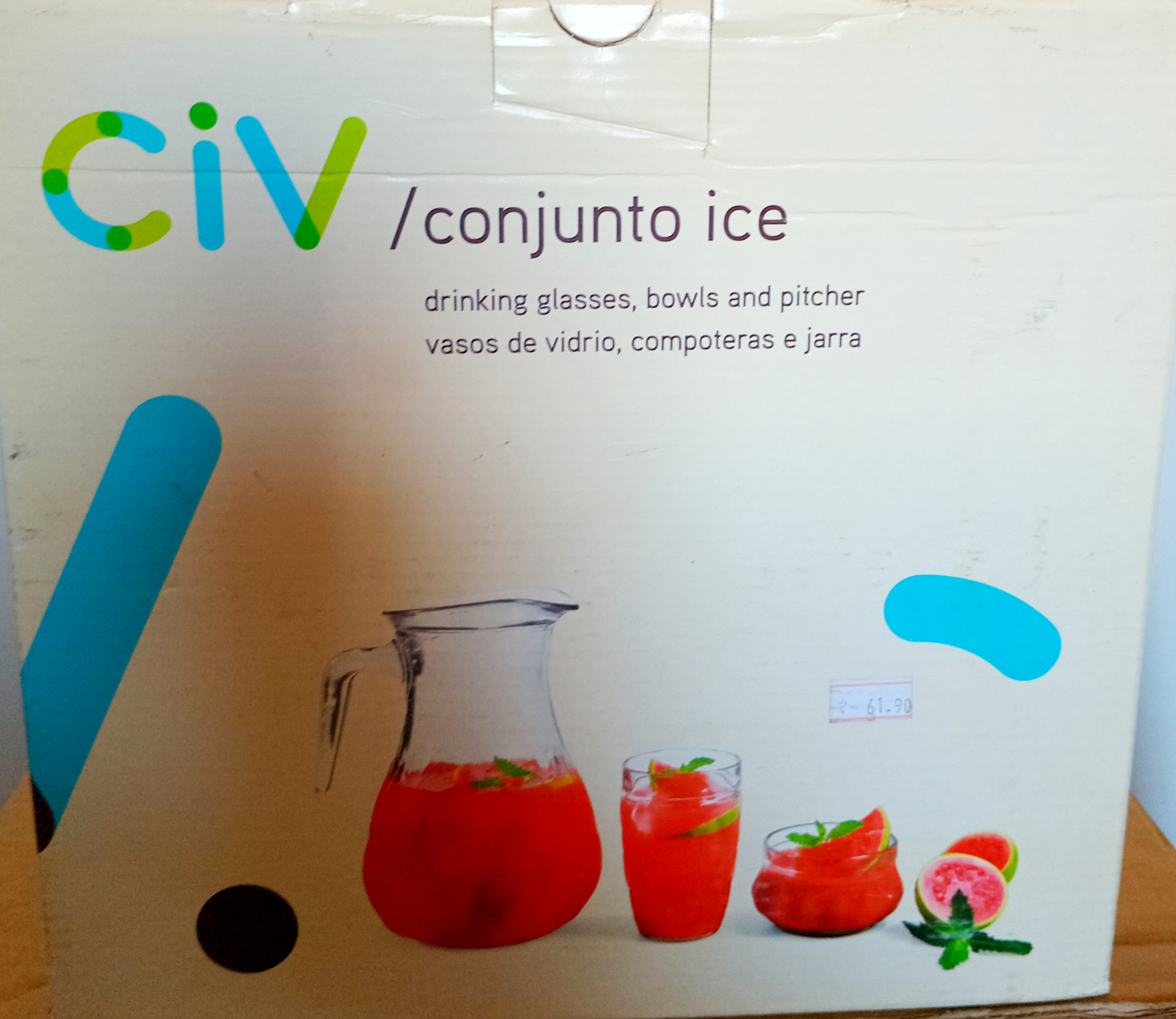 Conjunto de Vidro Ice