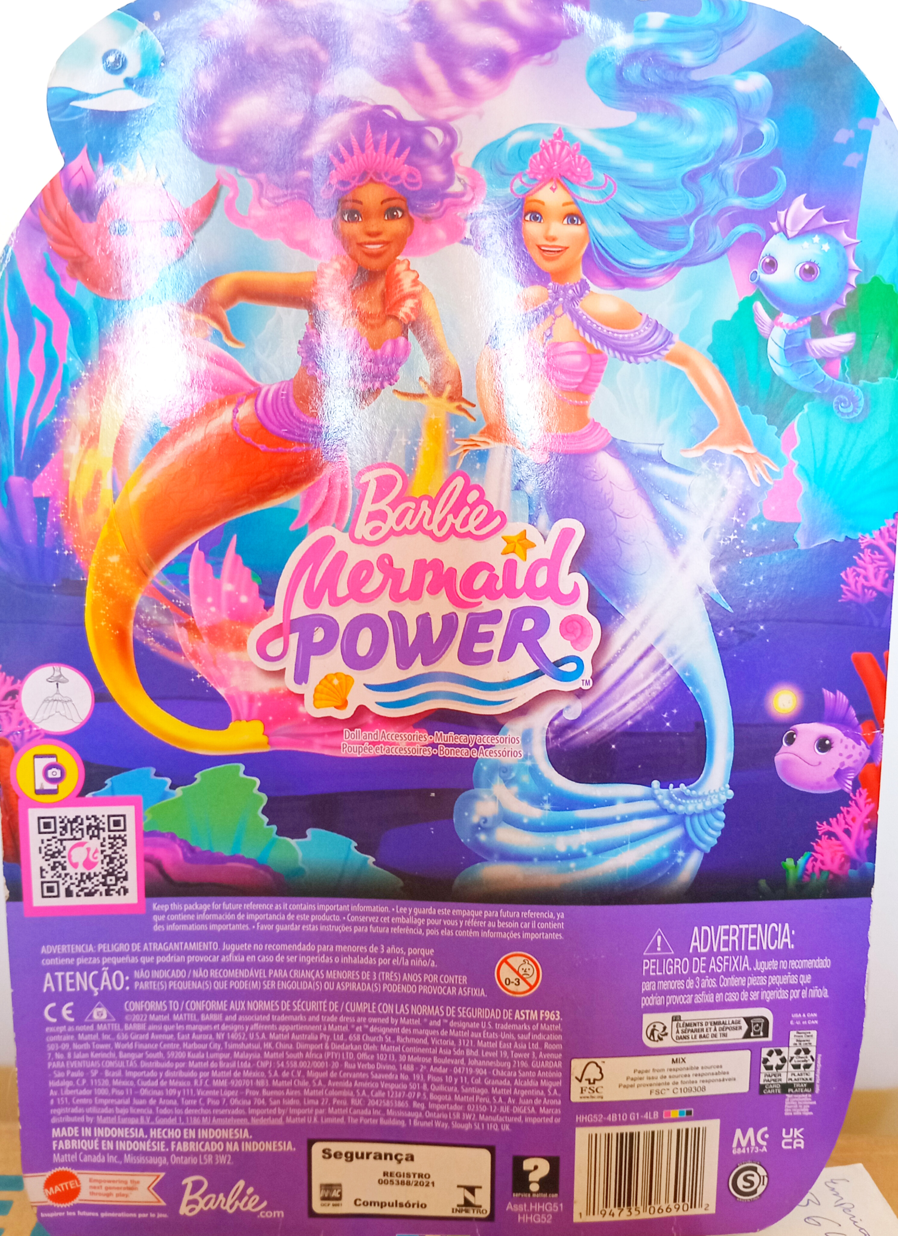Barbie Sereia Mermaid Power