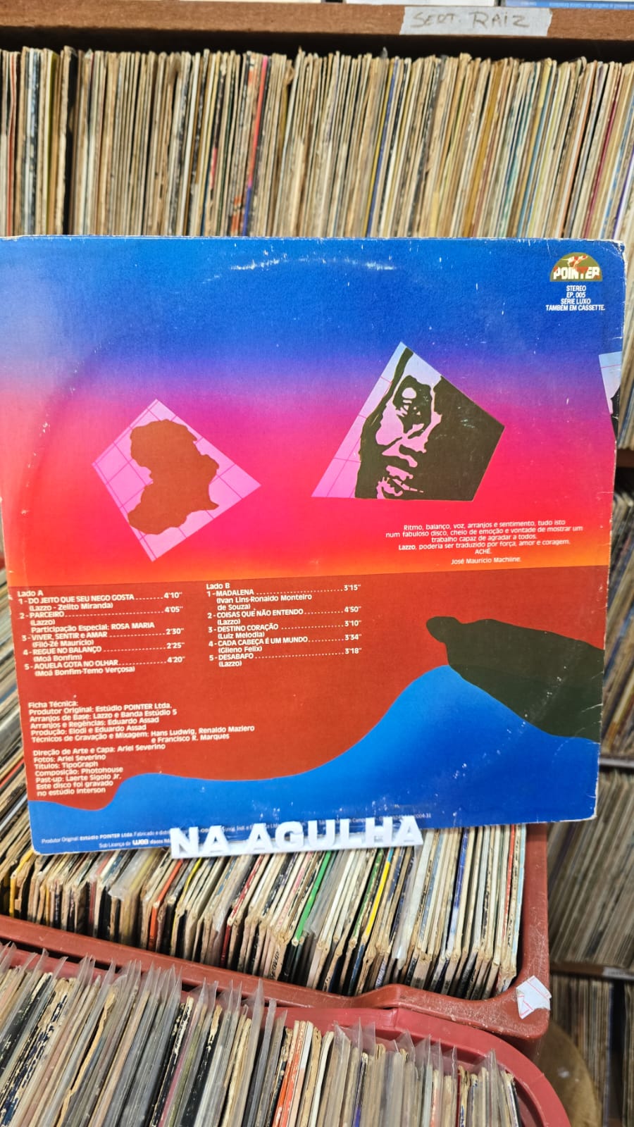 Disco de Vinil Lazzo - Viver, Sentir e Amar