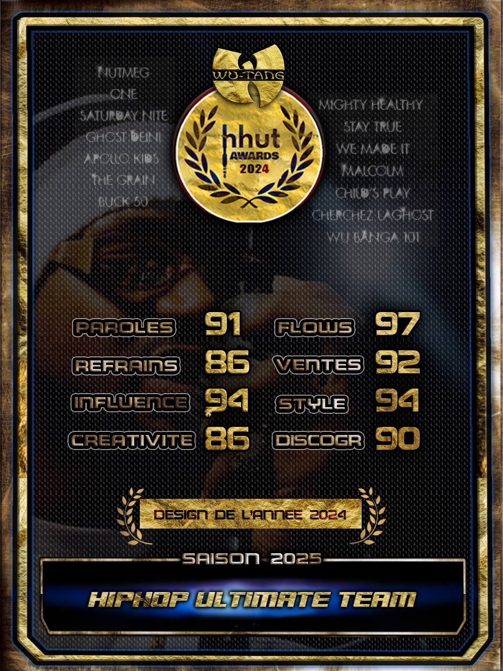 Ghostface Killah - Supreme Clientele Award 2024