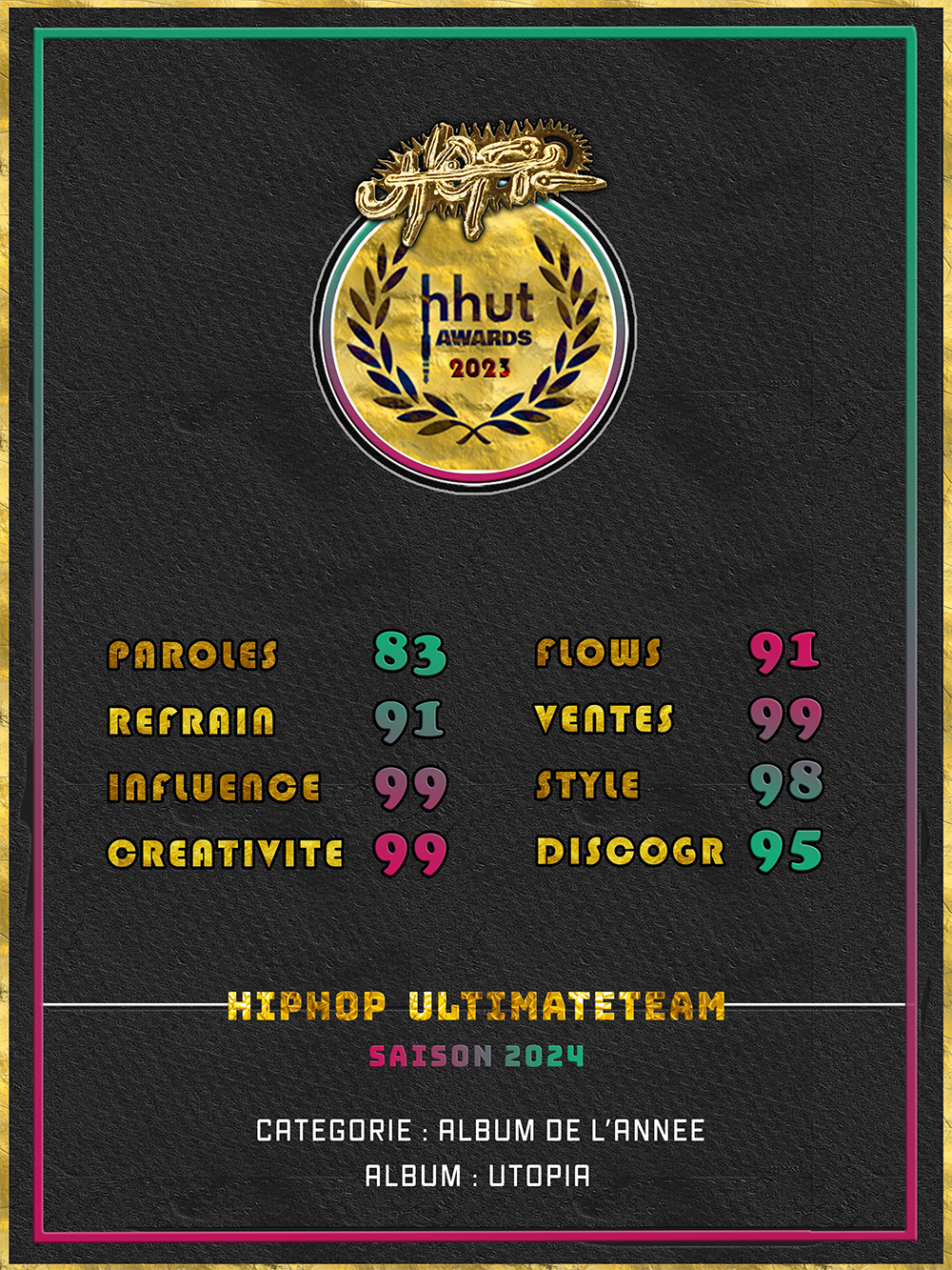 Travis Scott - Utopia Award 2023