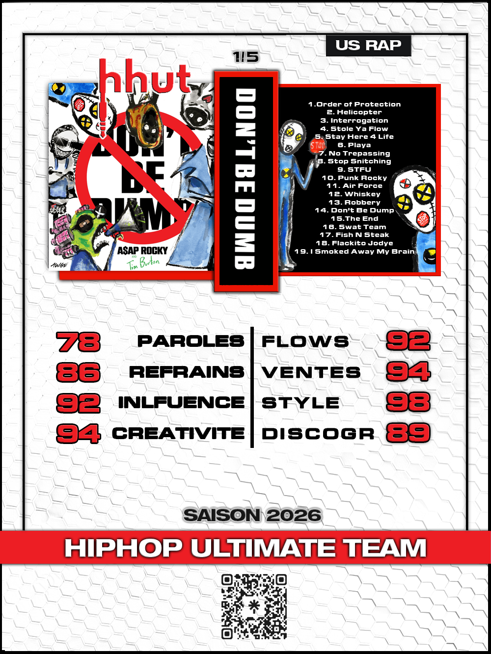 Asap Rocky - Don't Be Dumb 2026