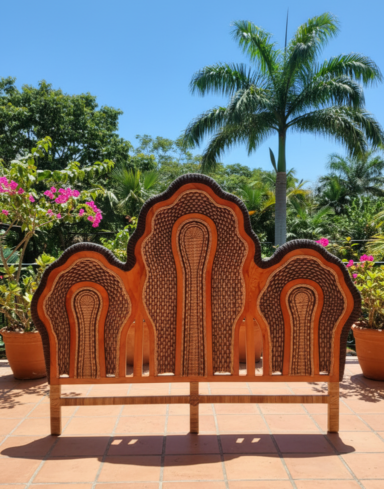 Cabezal Matrimonial  Modelo Pavo Real 