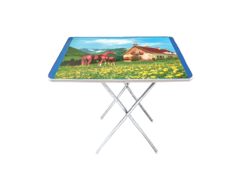Mesa infantil de paisaje