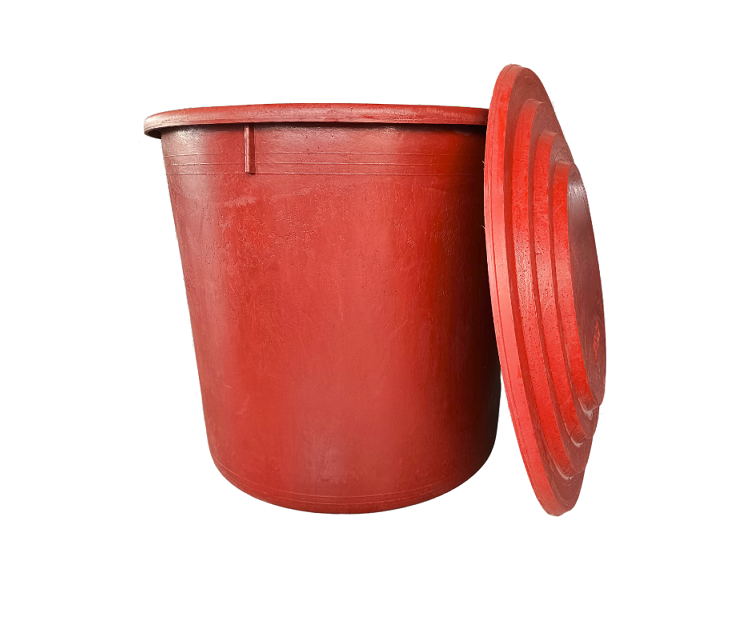 Bote de plástico para 500 lts