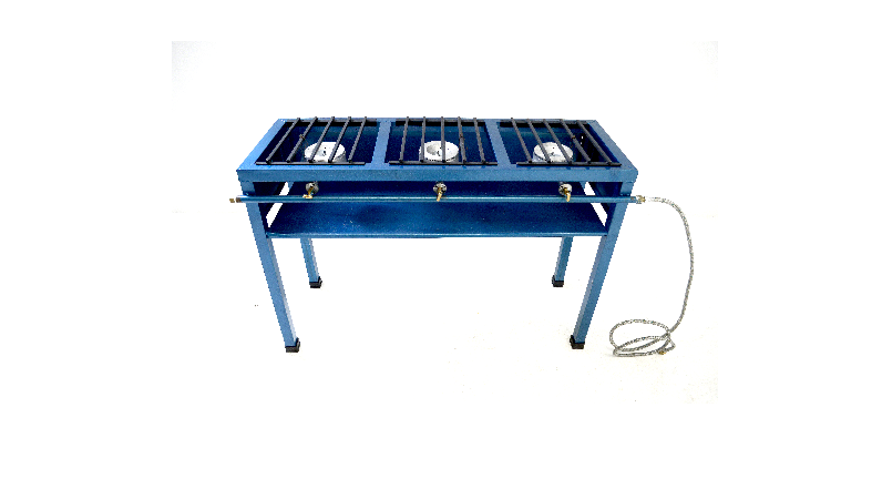 parrilla de 3 quemadores