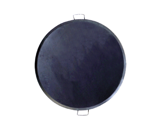 Comal de placa redondo de 25 cm