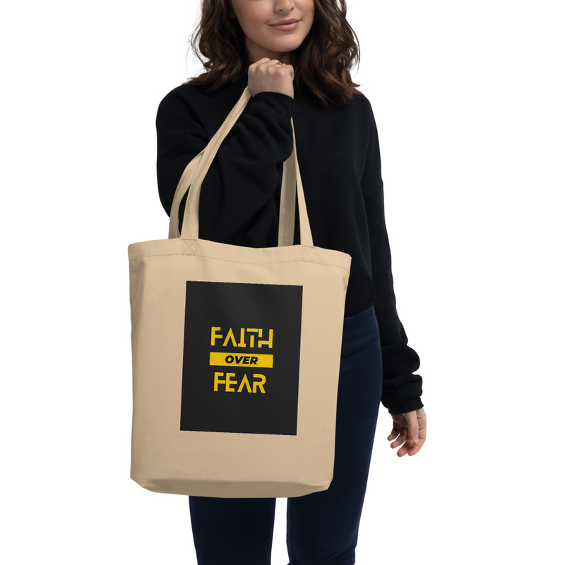 Faith Over Fear Tote Bag