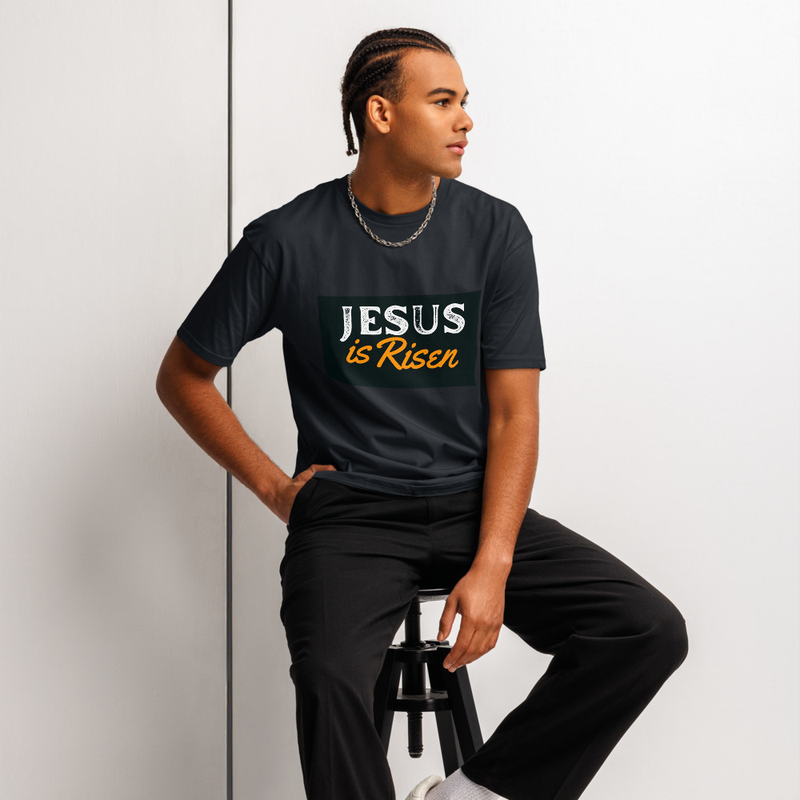 Premium Short Sleeve Tee - He is Risen