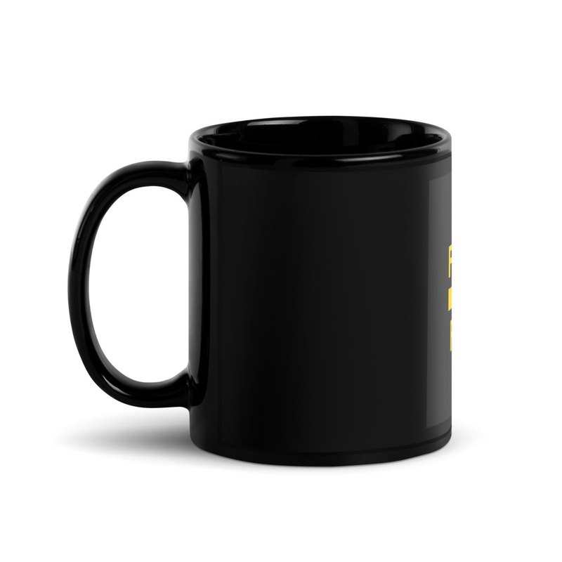 Faith Over Fear - Black Ceramic Mug