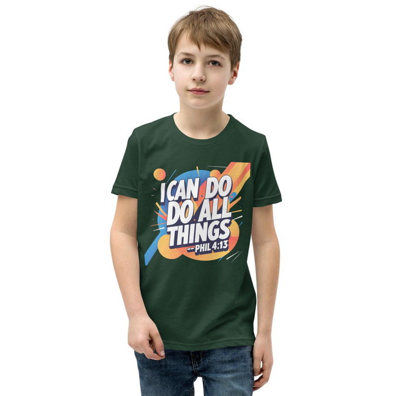 I can do all things - Youth Short Sleeve T-Shirt