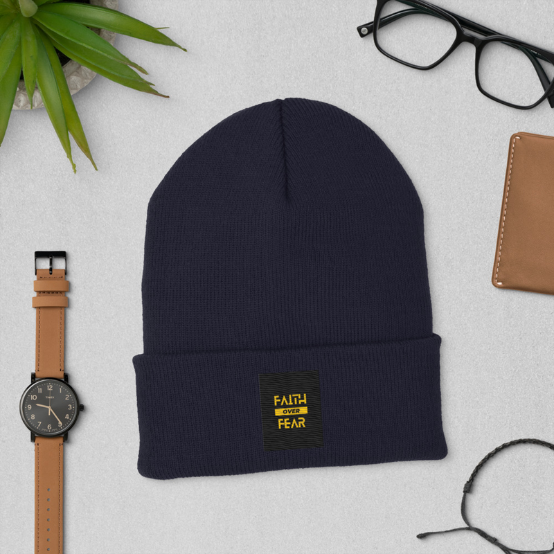 Faith Over Fear - Cuffed Beanie
