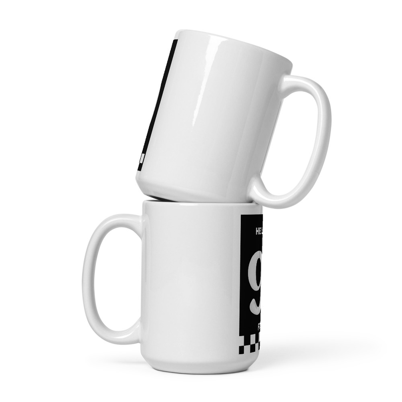 White glossy mug - 99 for me