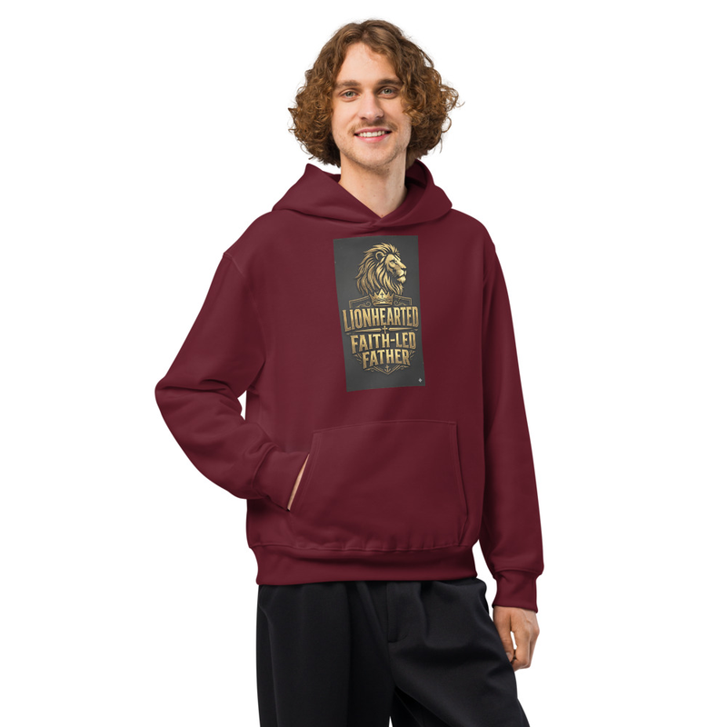 Faith Led - Oversized heavyweight hoodie