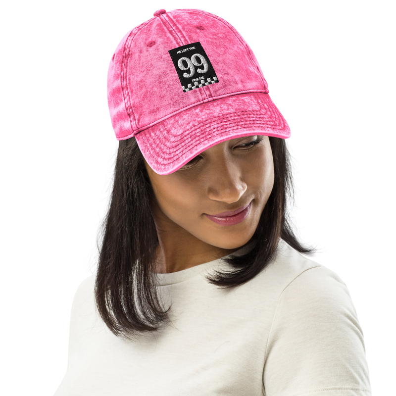 Vintage Cotton Twill Cap - 99 for me